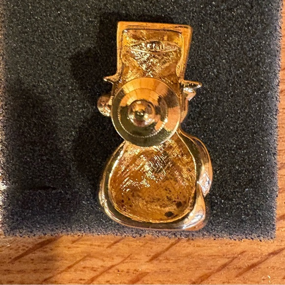 Avon patriotic teddy bear pin/brooch vintage gold toned - Picture 4 of 6